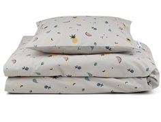 Liewood fruit dove blue junior bedding Ingeborg